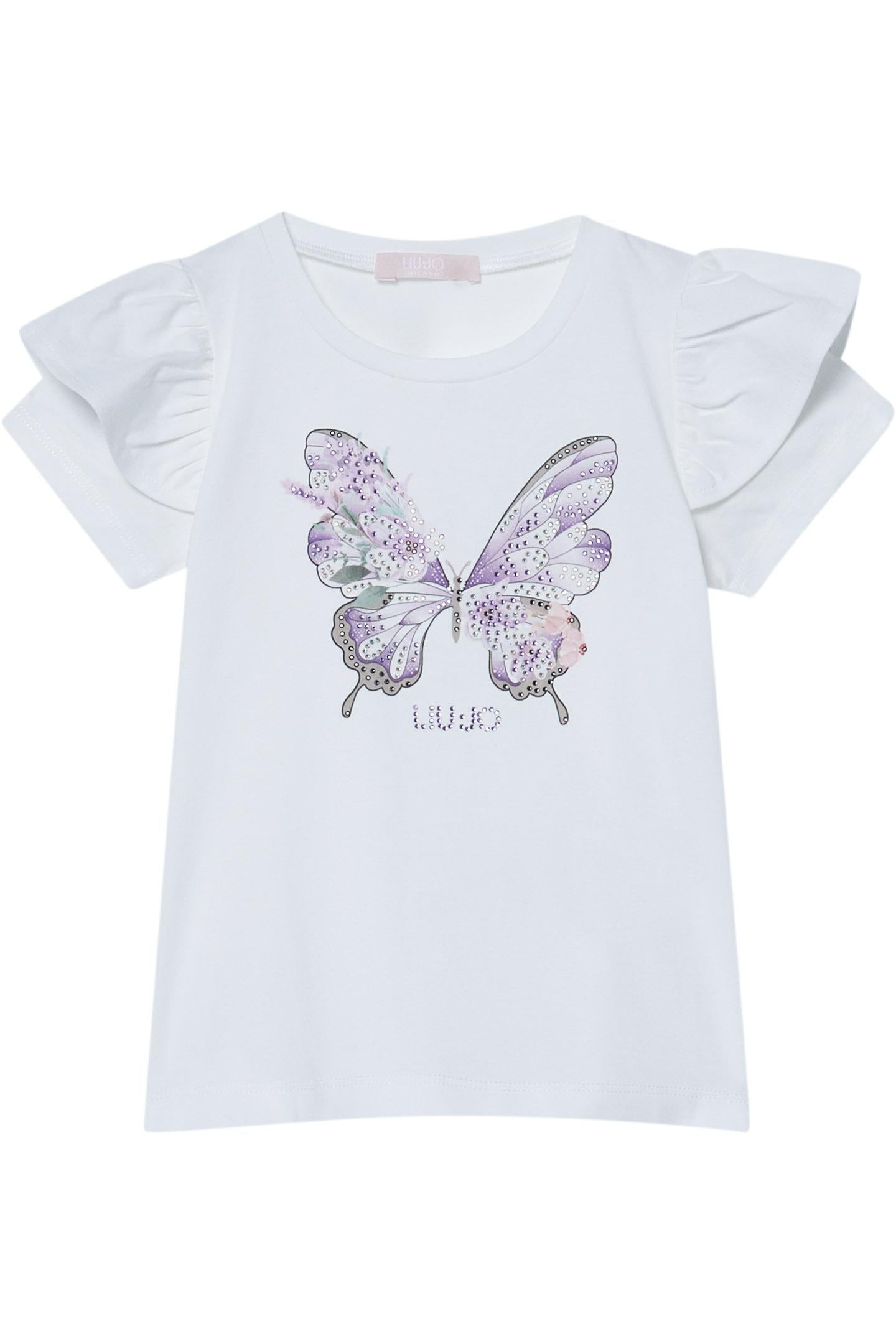 LIU JO T-SHIRT FARFALLA
